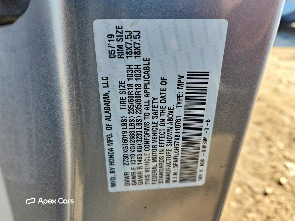 Honda Odyssey 2019