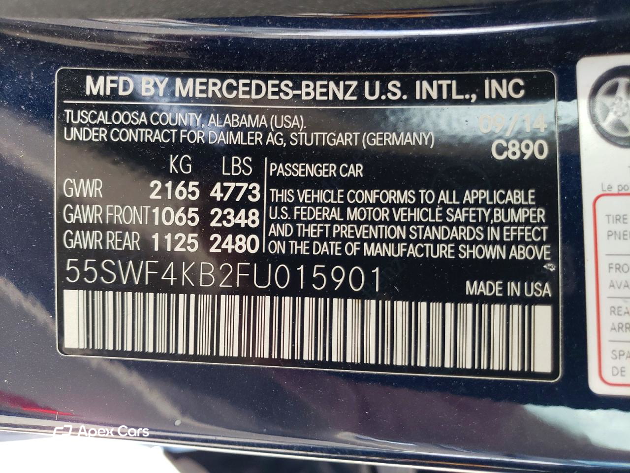 Mercedes-Benz C-klasse 2015