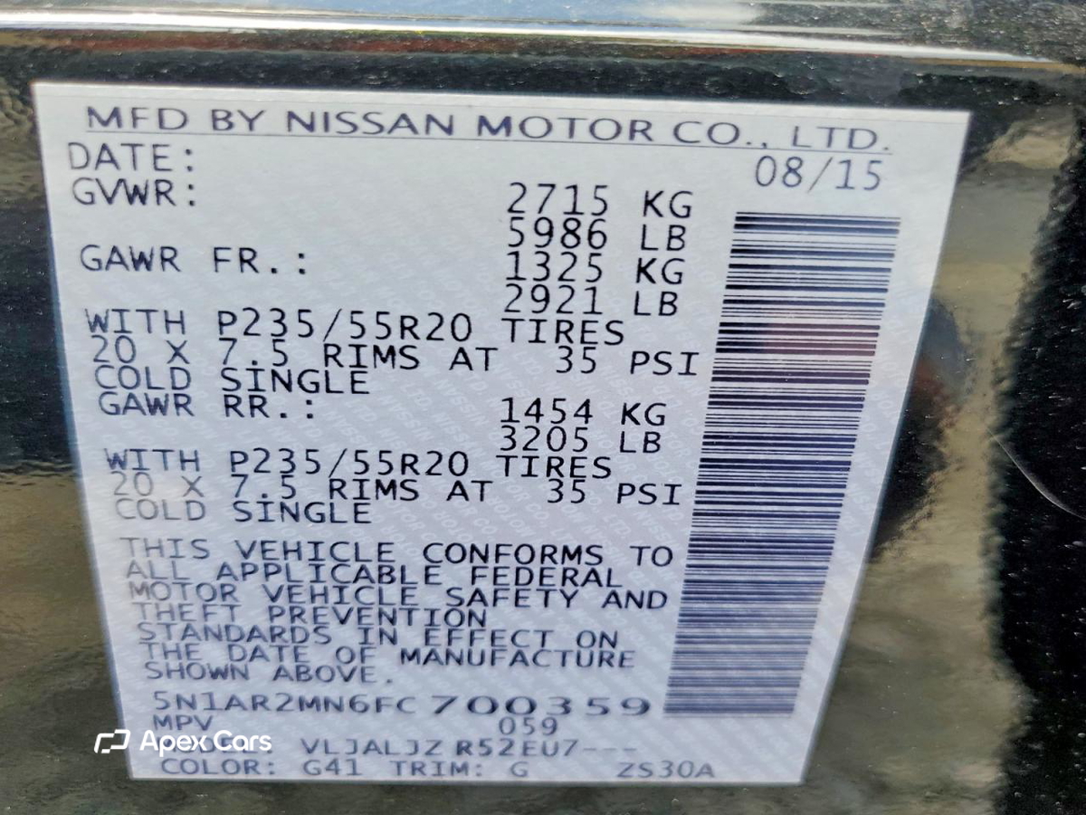 Nissan Pathfinder 2015