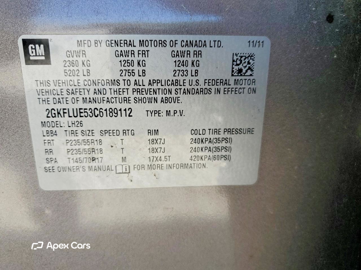 GMC Terrain 2012