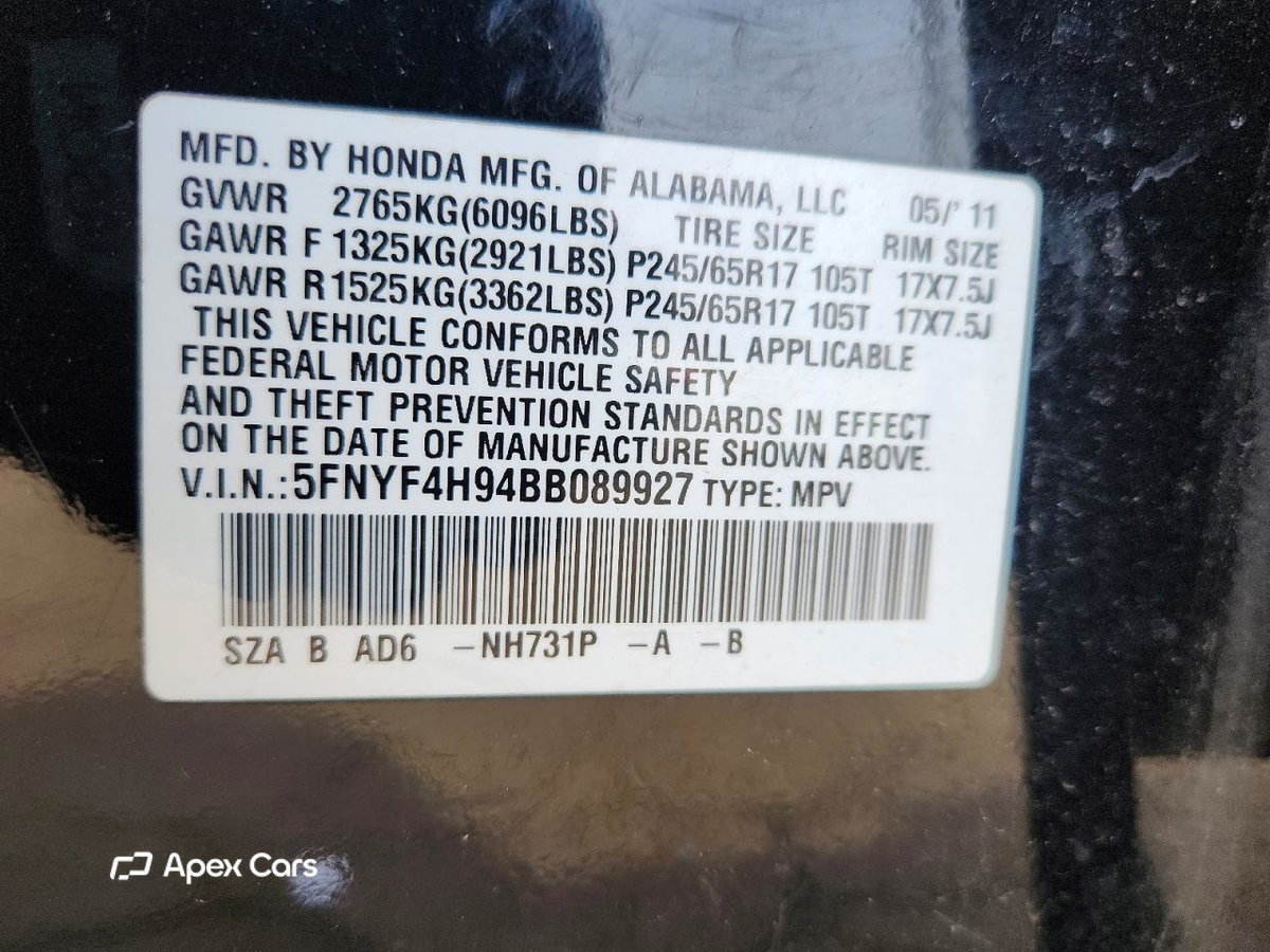 Honda Pilot 2011