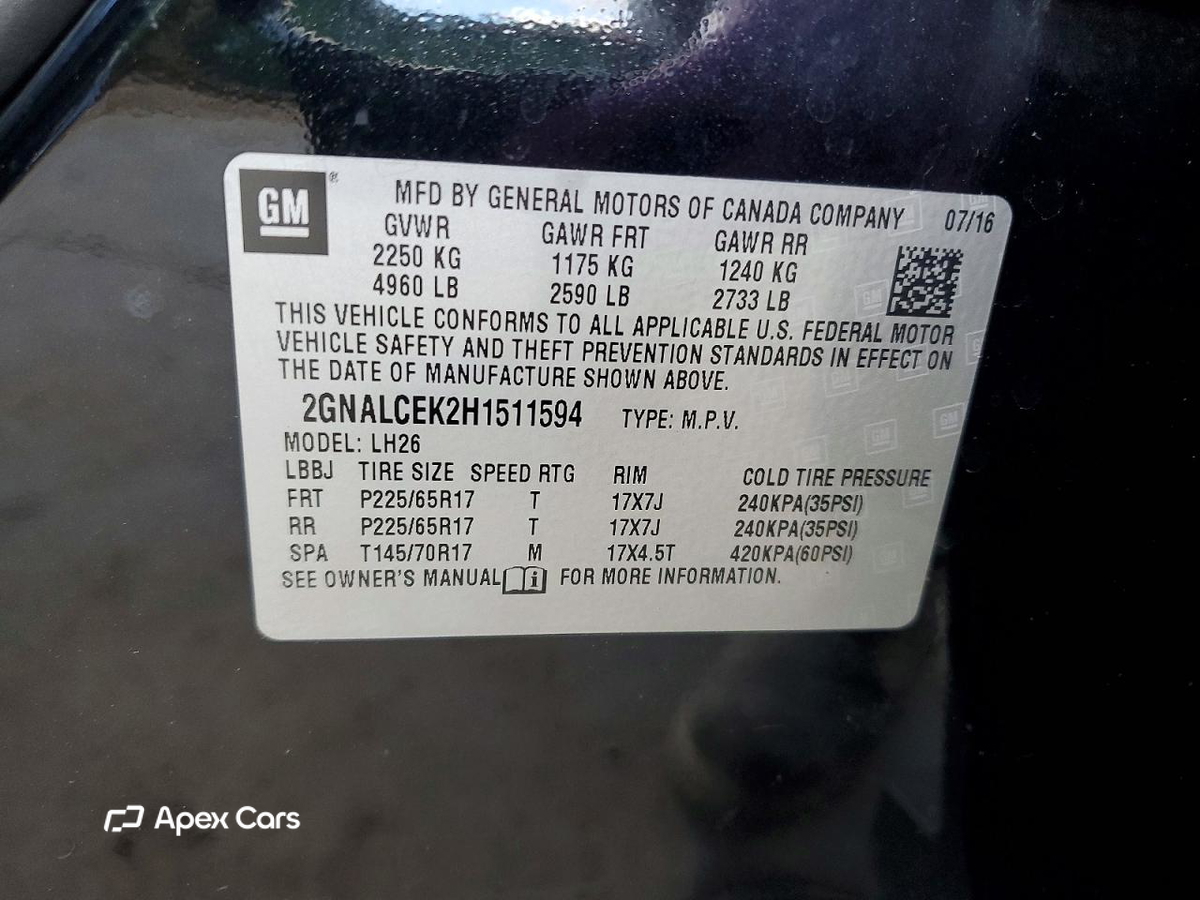 Chevrolet Equinox 2017