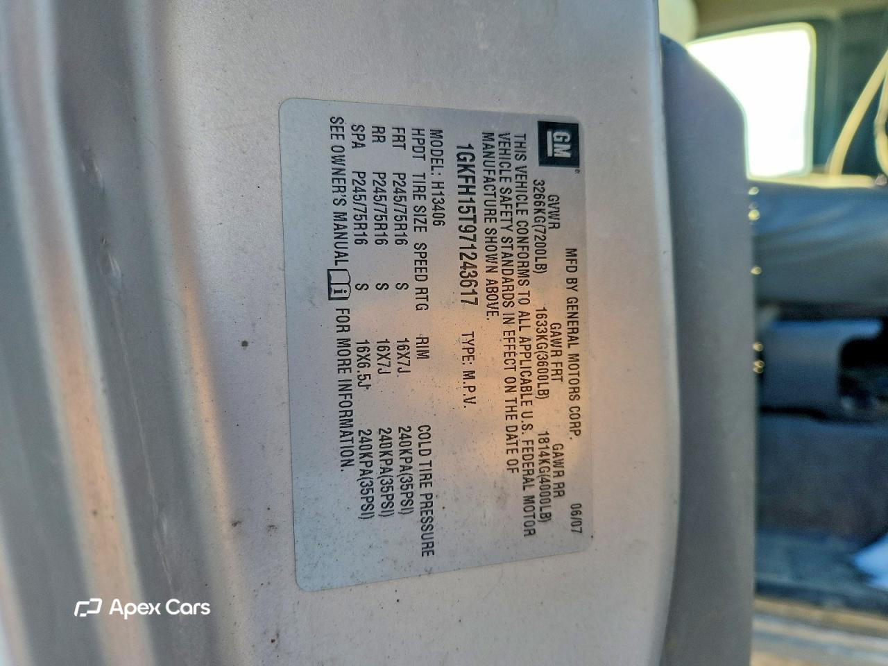 GMC Savana 2007