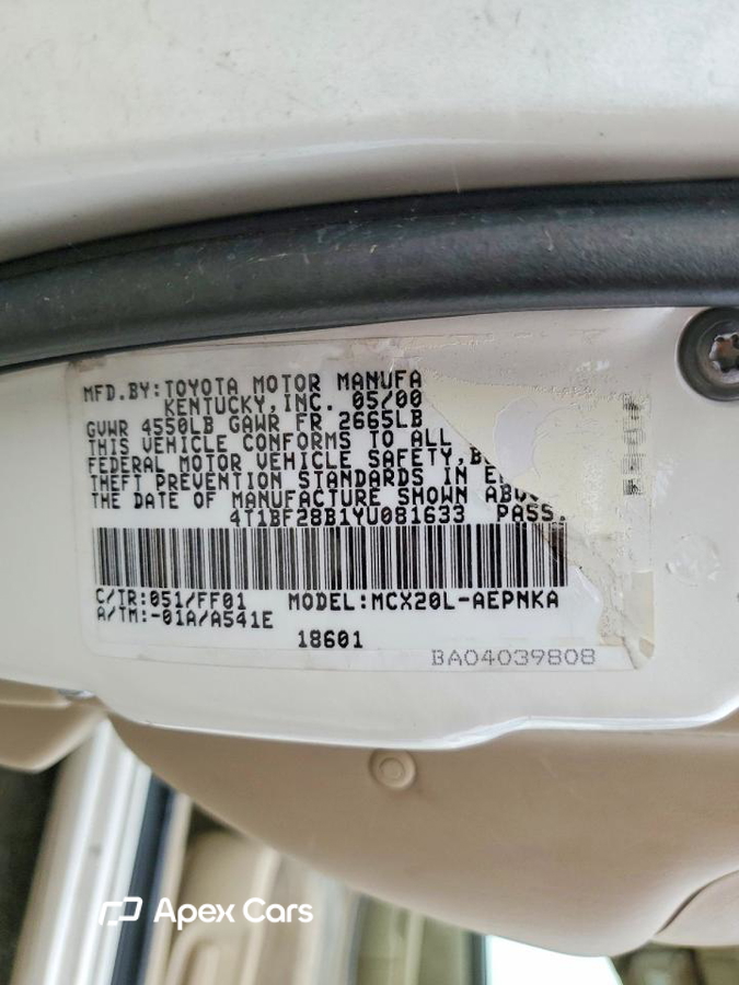Toyota Avalon 2000