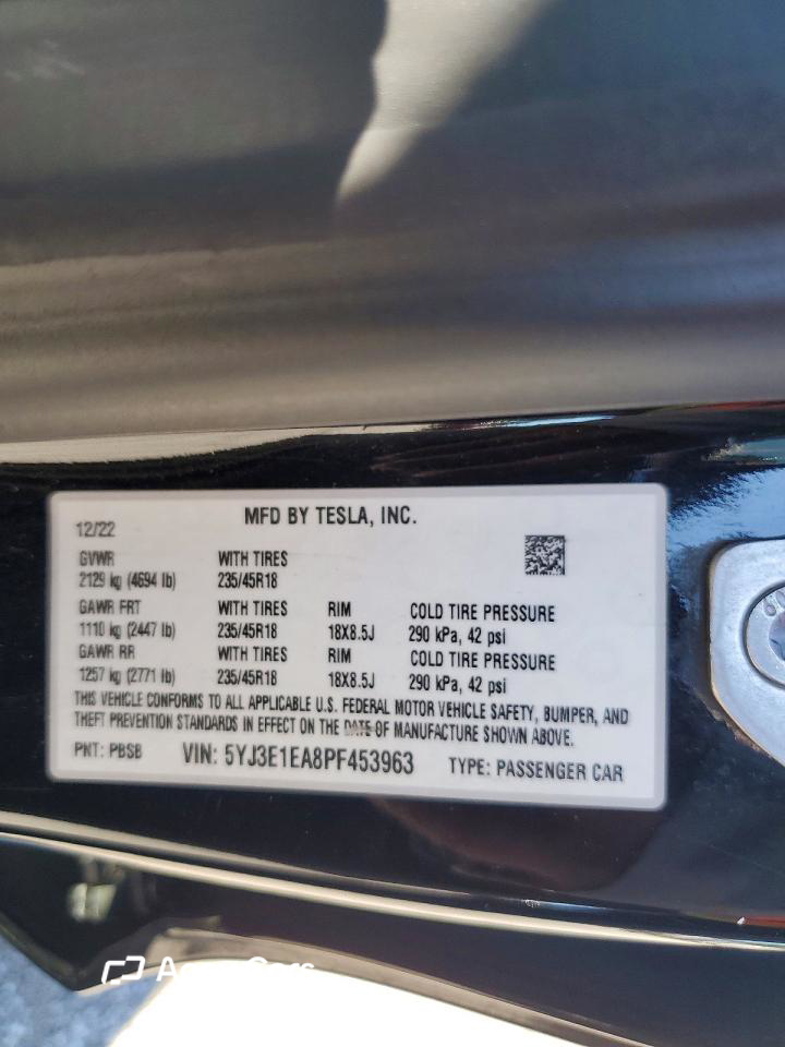 Tesla Model 3 2023