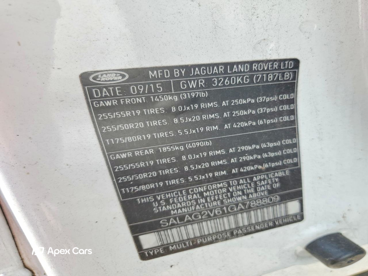 Land Rover LR4 2016