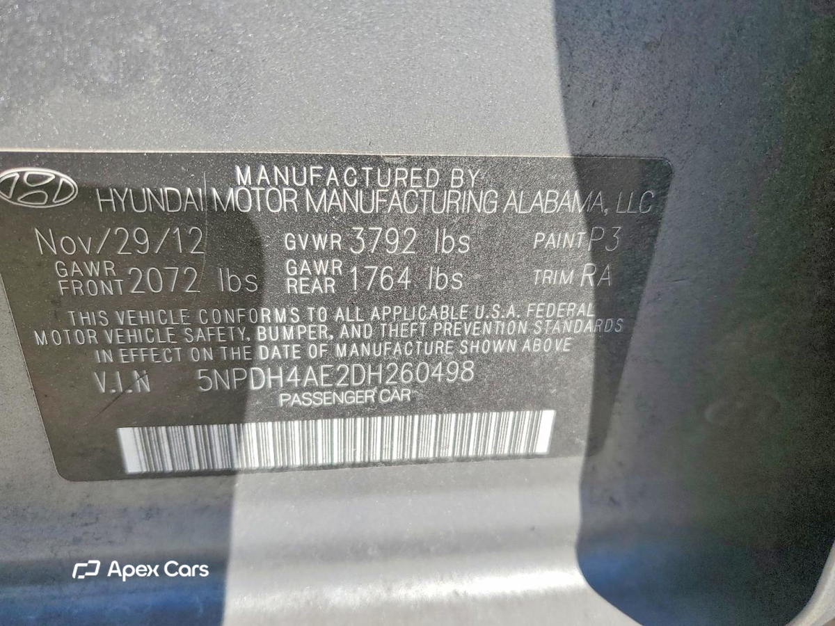 Hyundai Elantra 2013