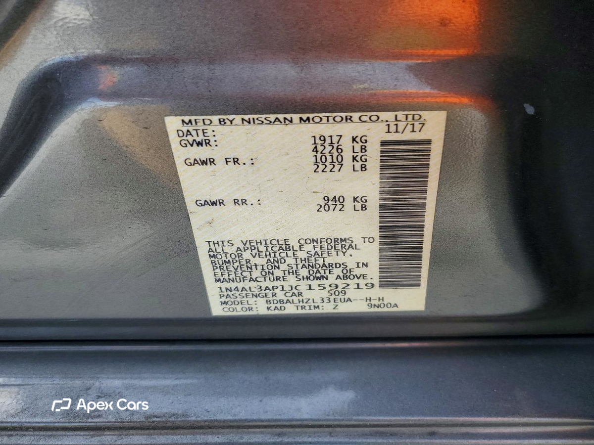 Nissan Altima 2018