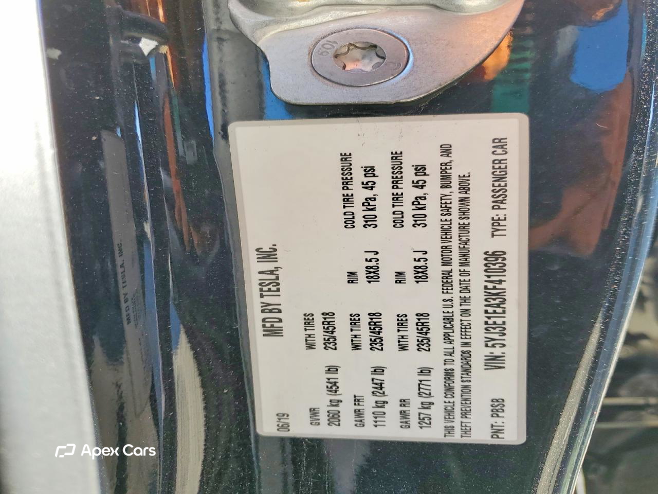 Tesla Model 3 2019