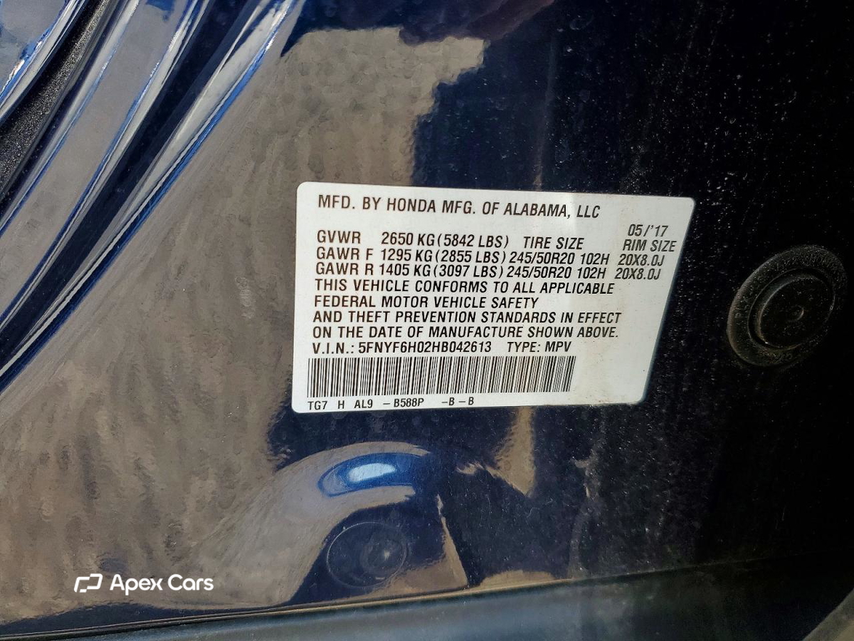 Honda Pilot 2017