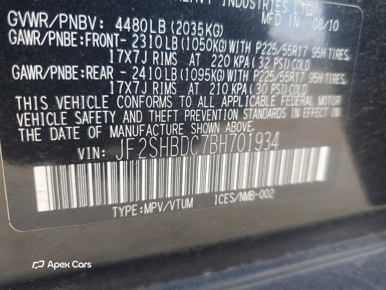 Subaru Forester 2011
