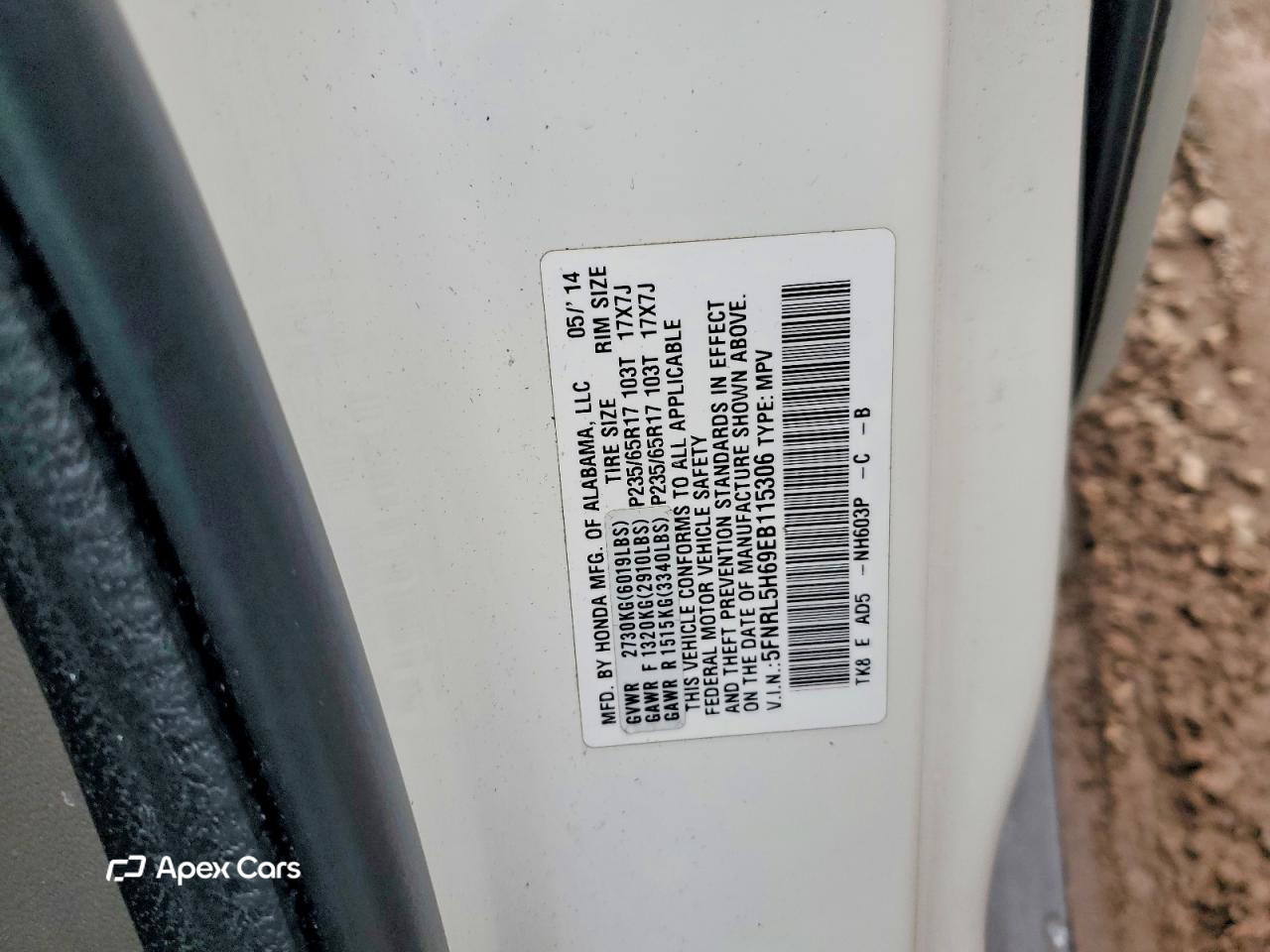 Honda Odyssey 2014