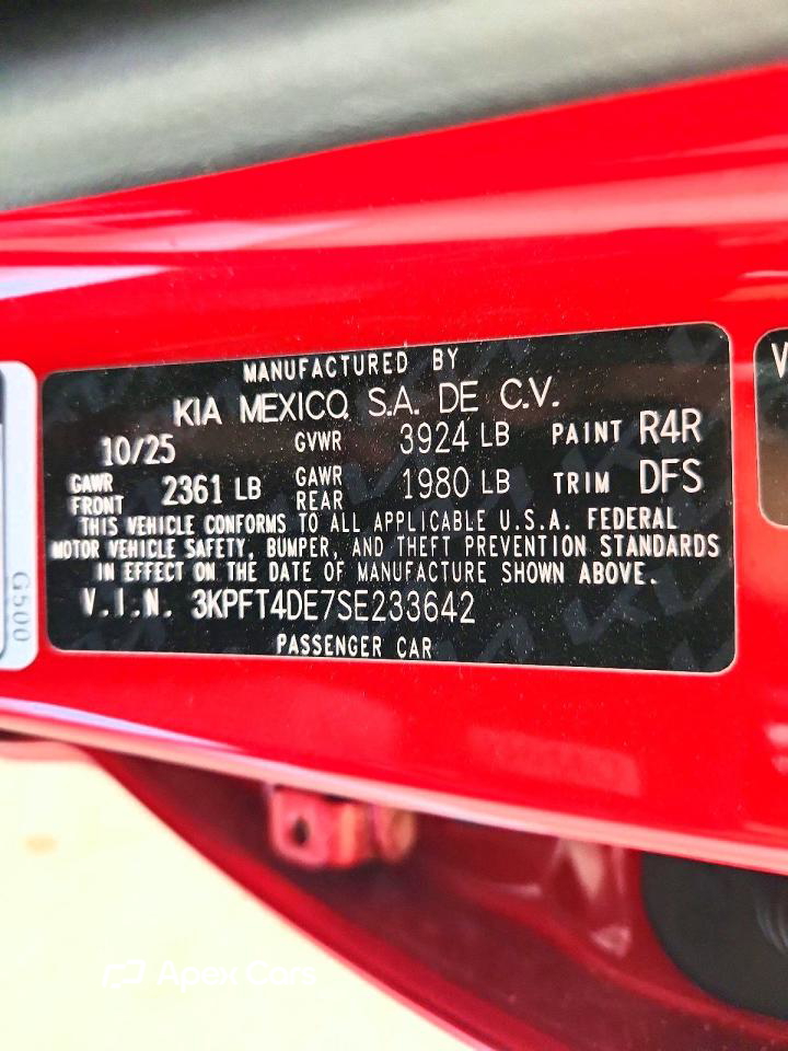 Kia K4 2025