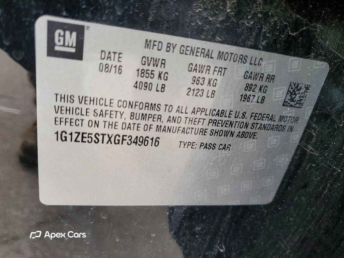 Chevrolet Malibu 2016