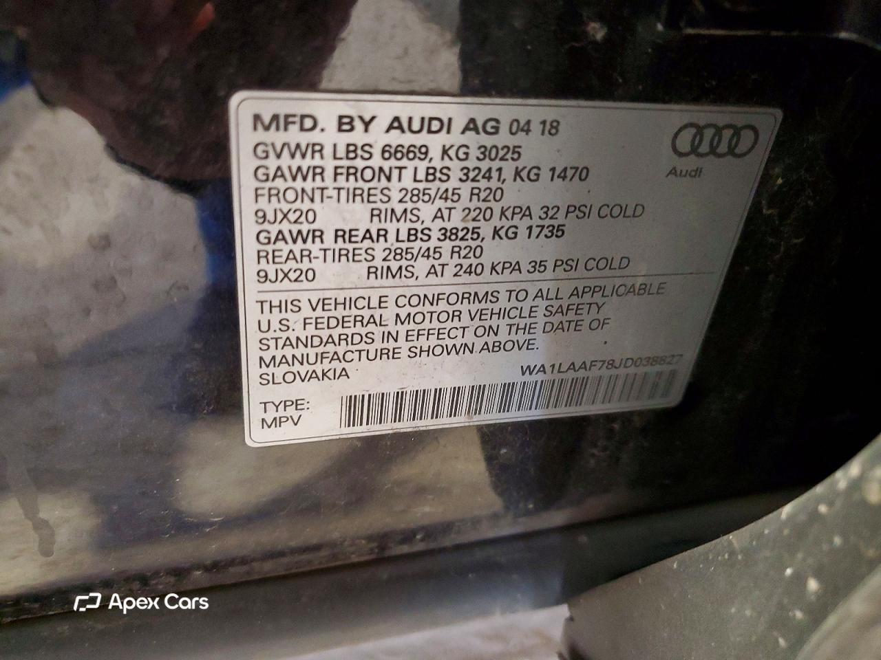 Audi Q7 2018