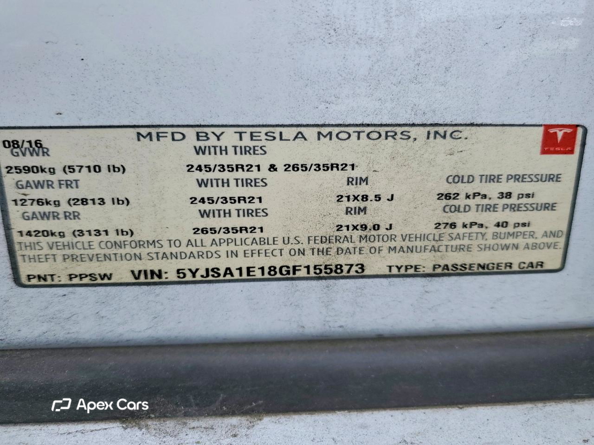 Tesla Model S 2016