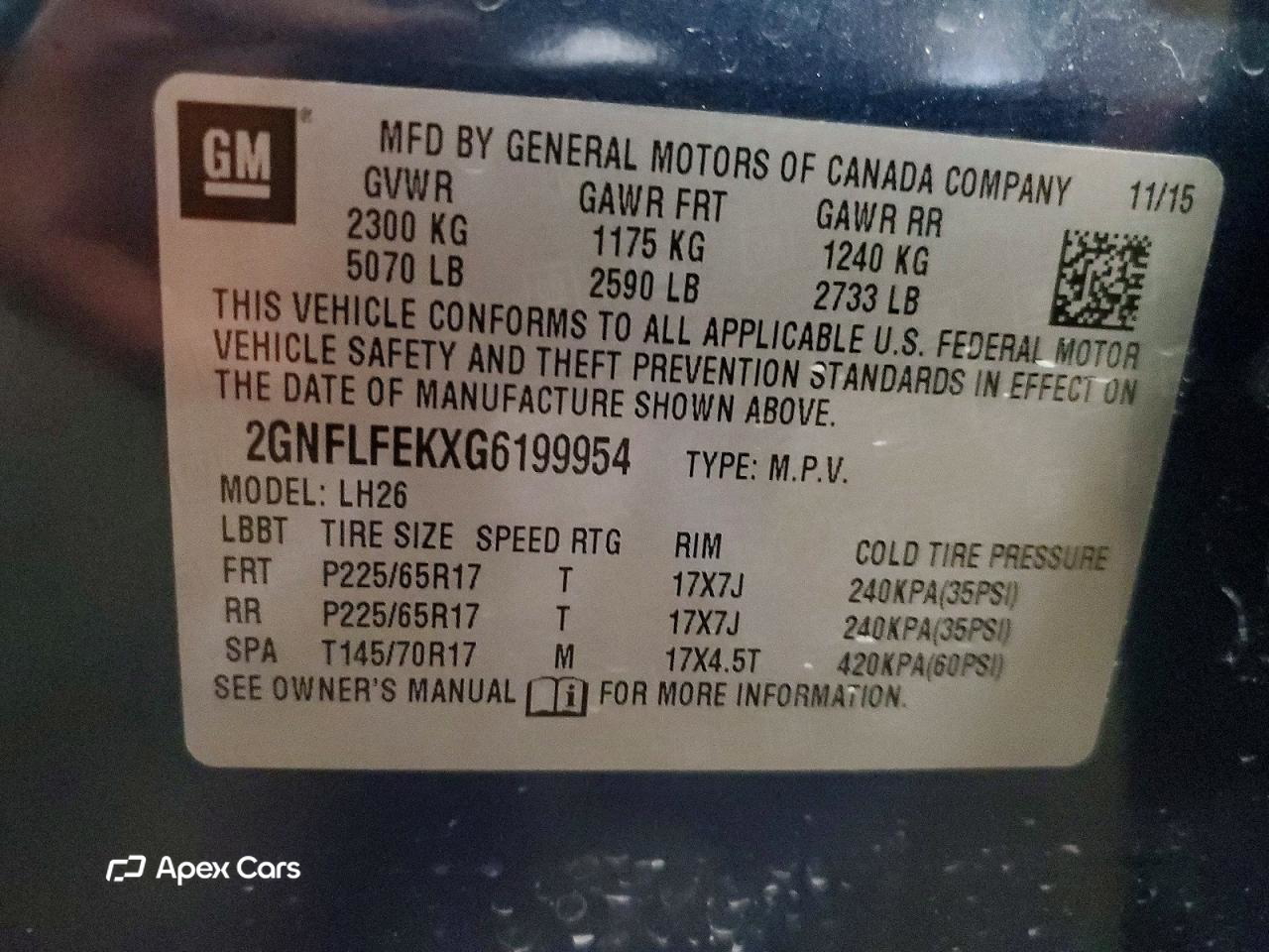 Chevrolet Equinox 2016
