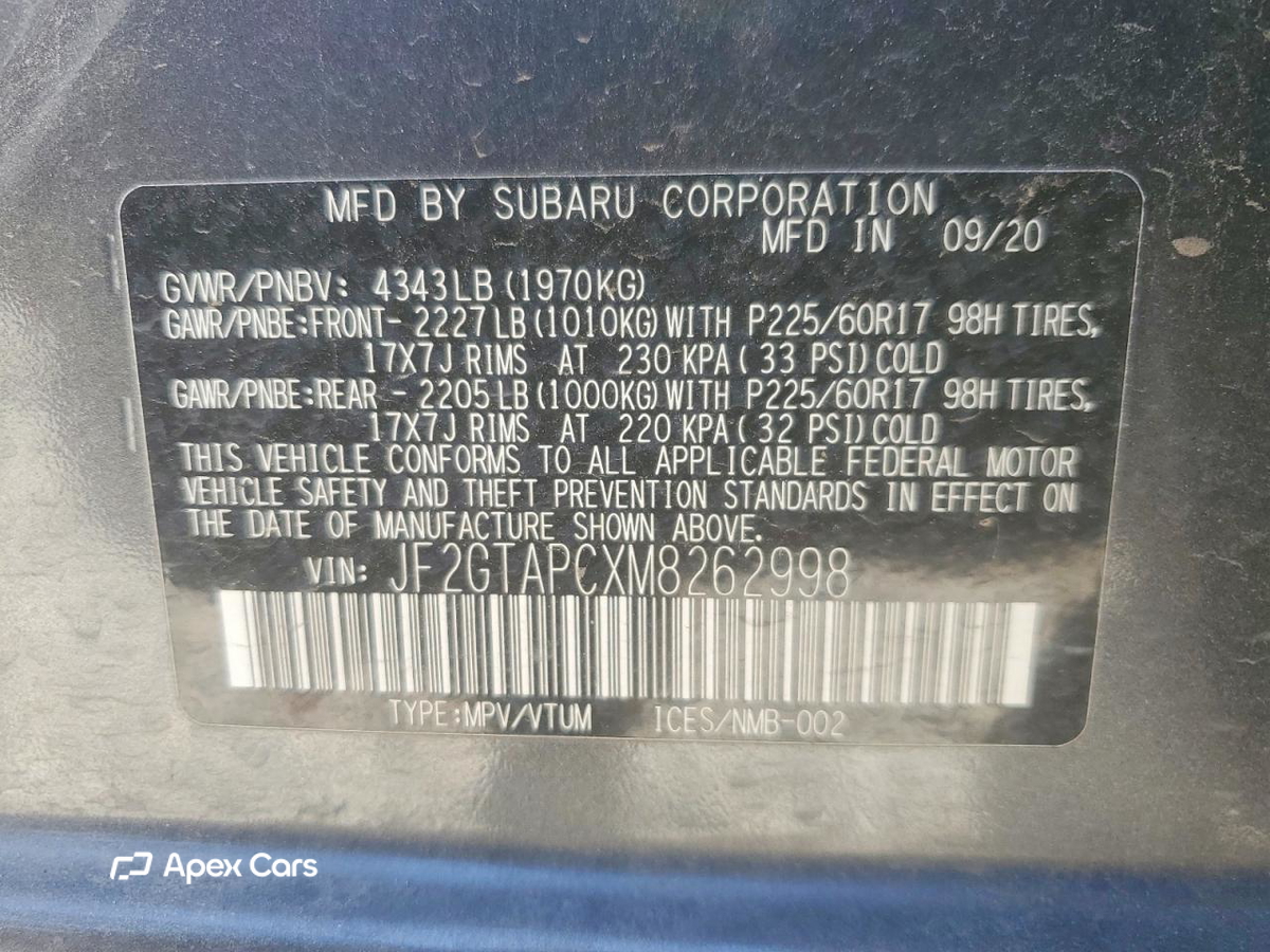 Subaru XV 2021