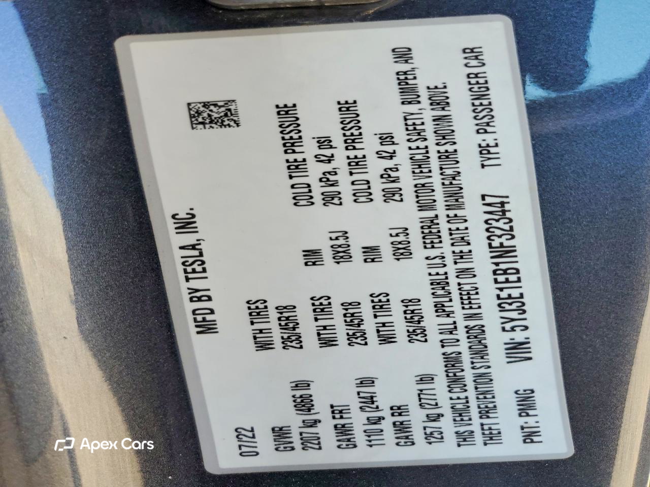 Tesla Model 3 2022