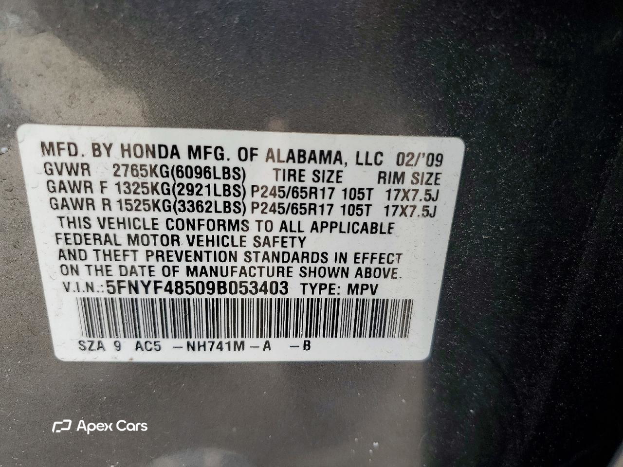 Honda Pilot 2009