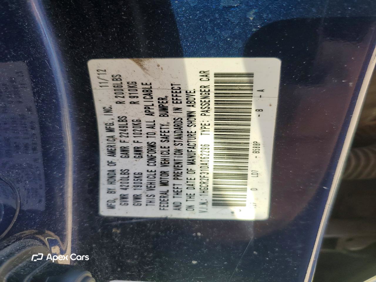 Honda Accord 2013