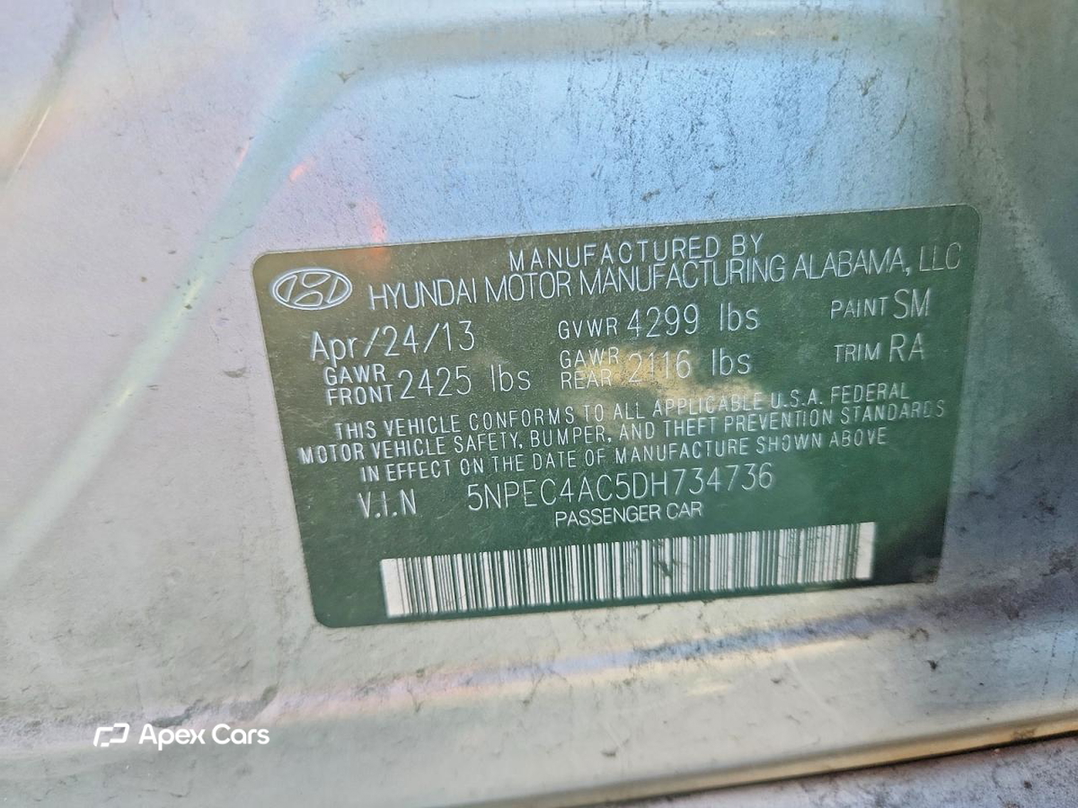 Hyundai Sonata 2013