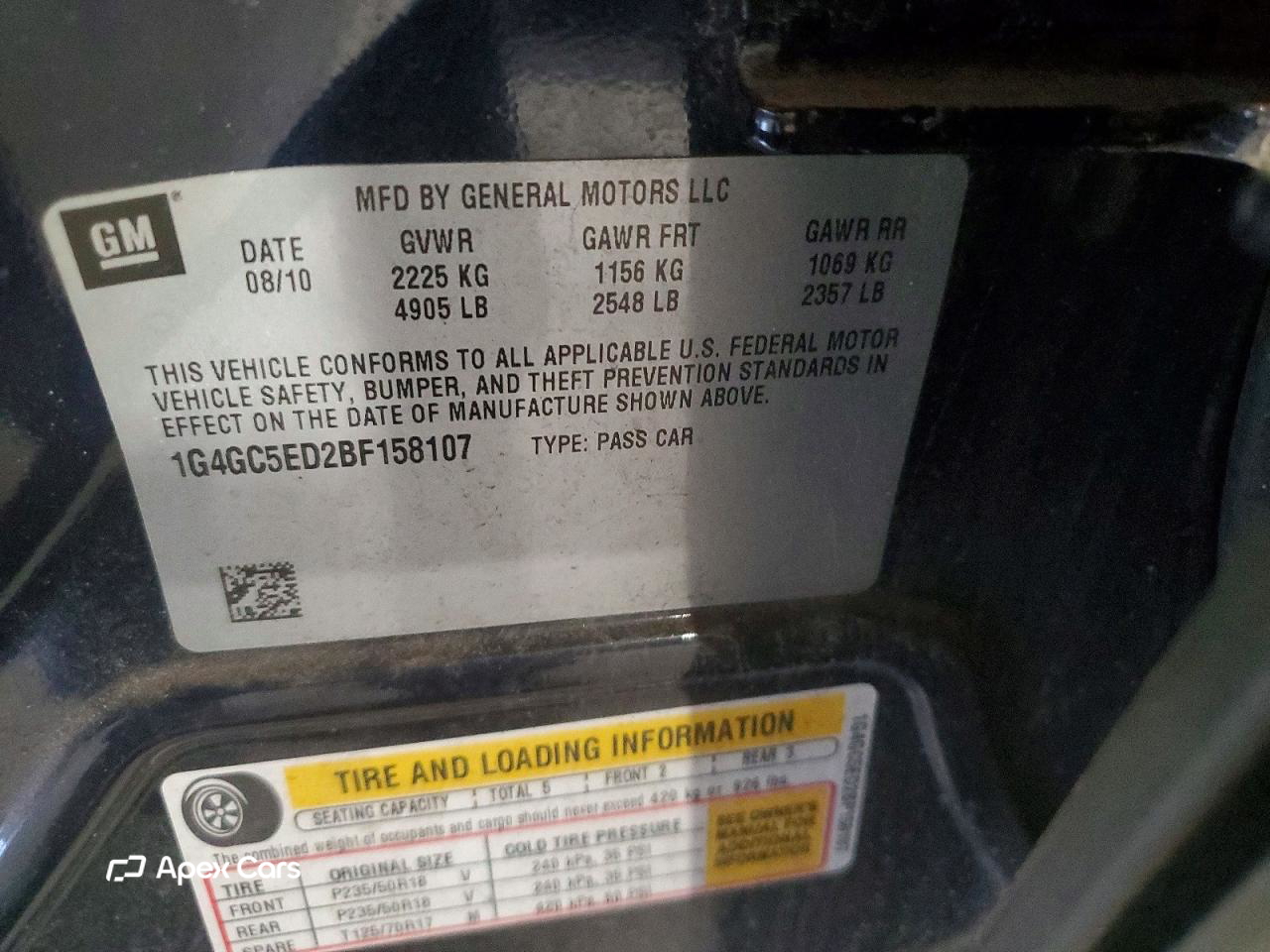 Buick LaCrosse 2011