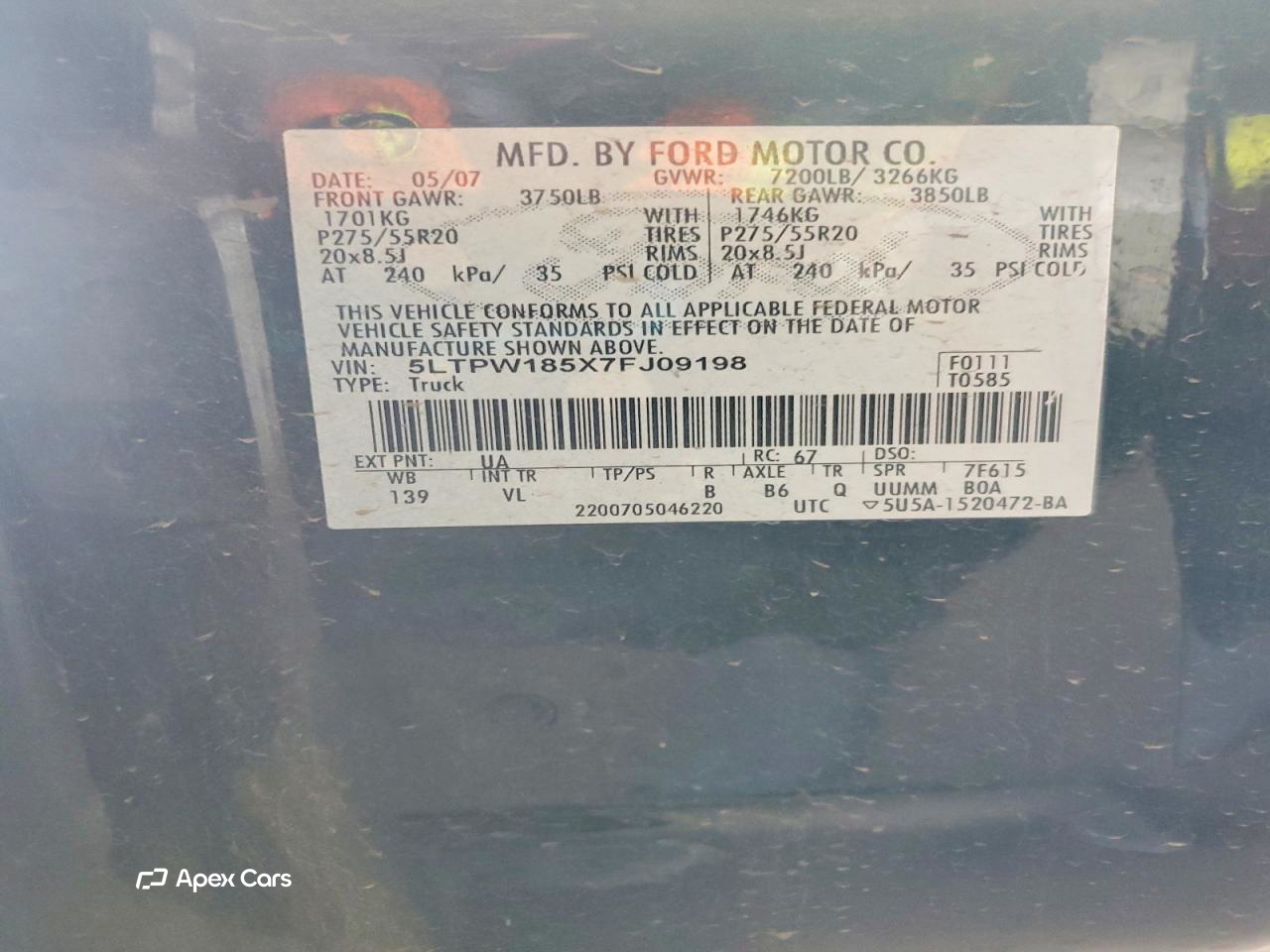 Lincoln Mark LT 2007