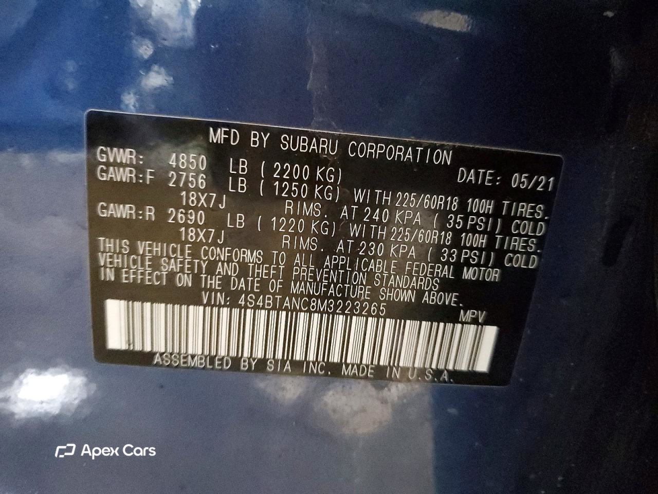 Subaru Outback 2021