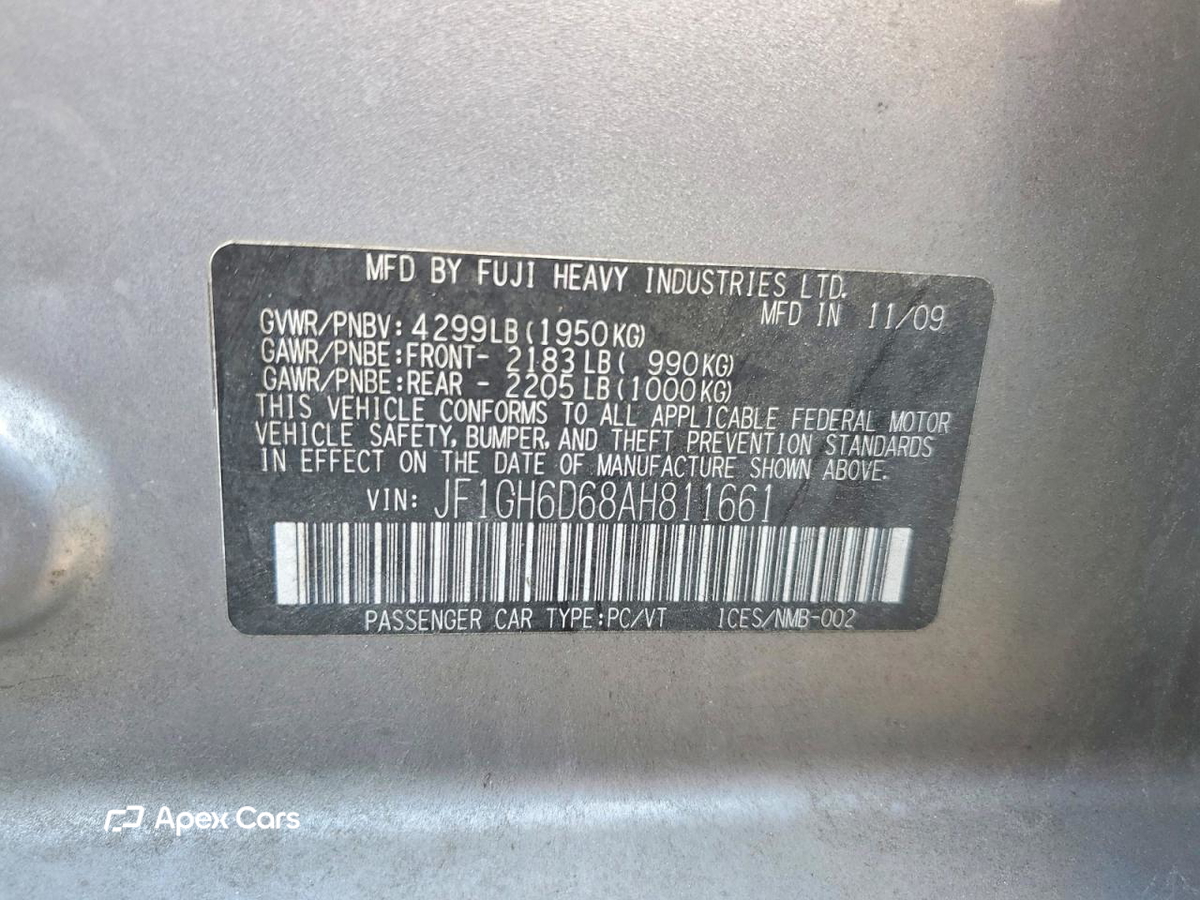 Subaru Impreza 2010