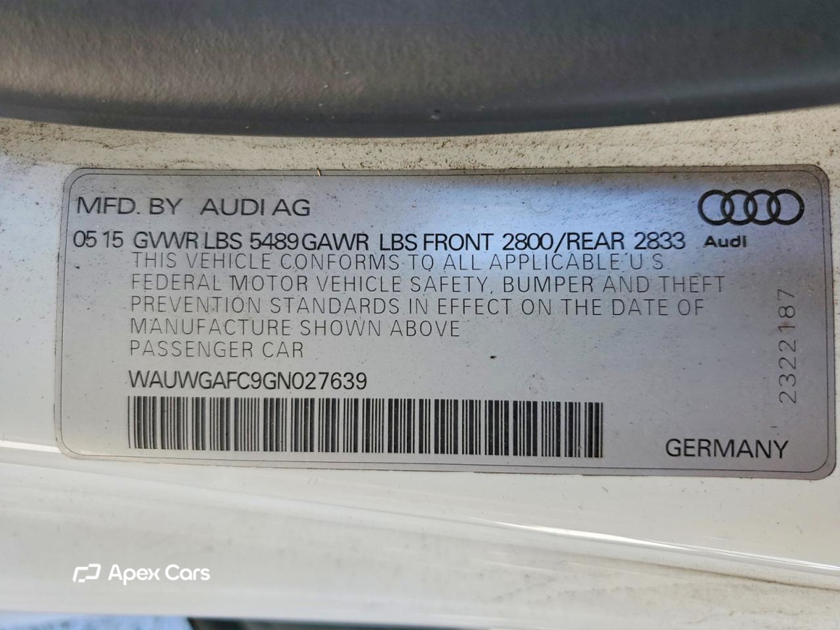 Audi A7 2016