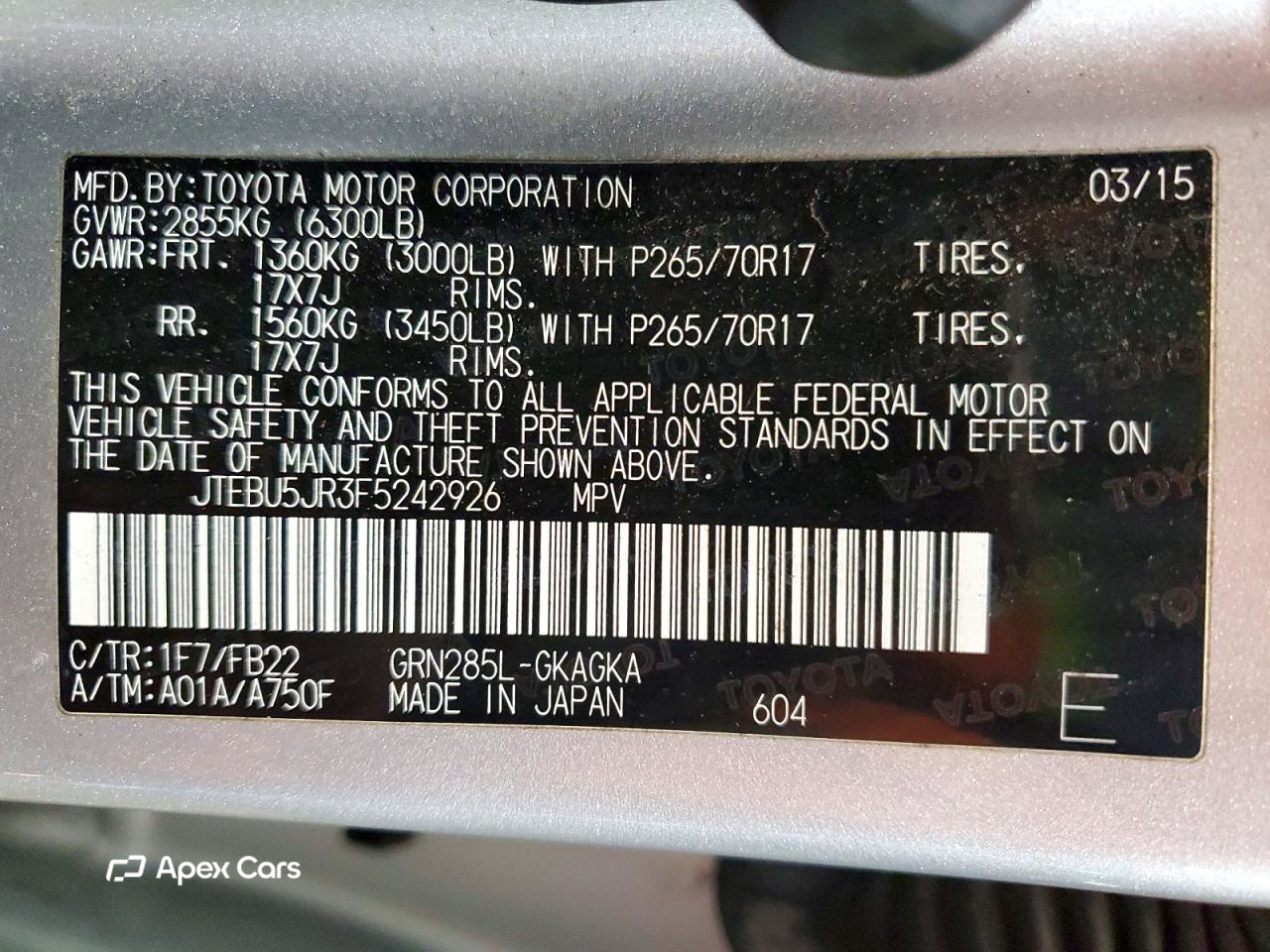 Toyota 4Runner 2015