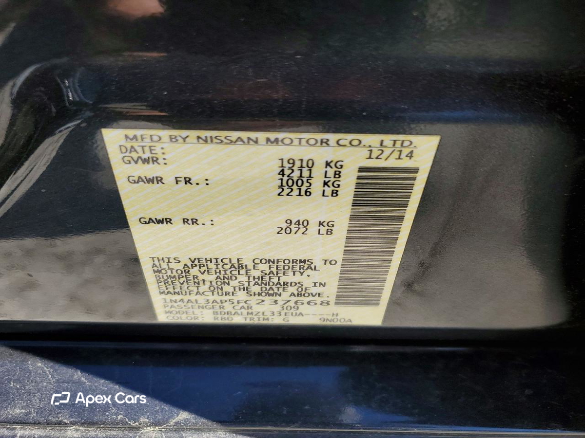 Nissan Altima 2015