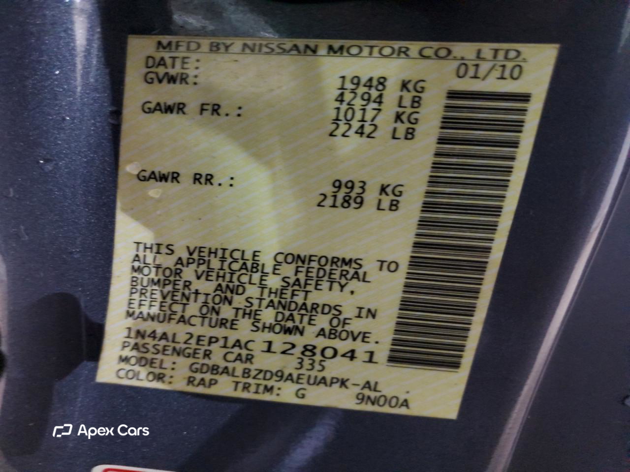 Nissan Altima 2010