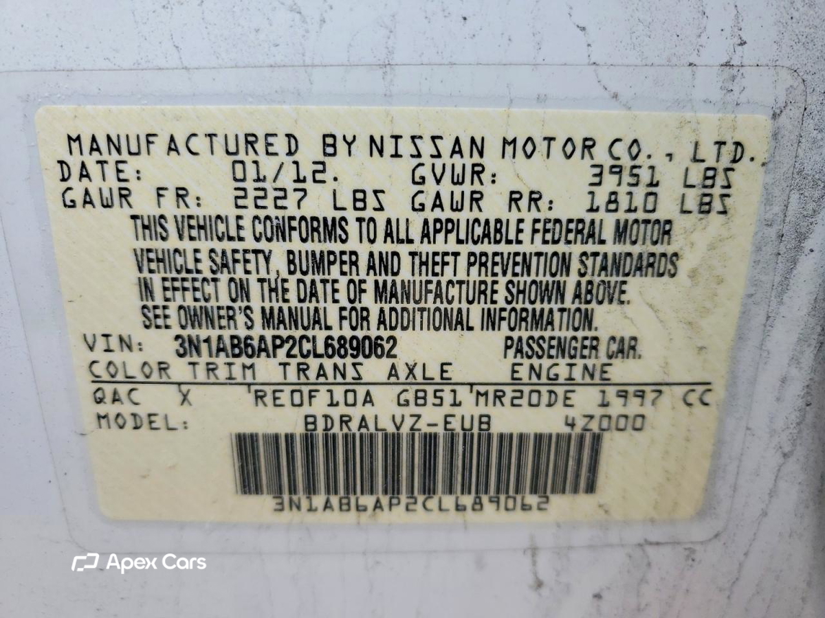 Nissan Sentra 2012