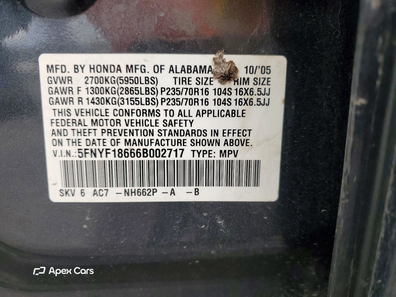 Honda Pilot 2006