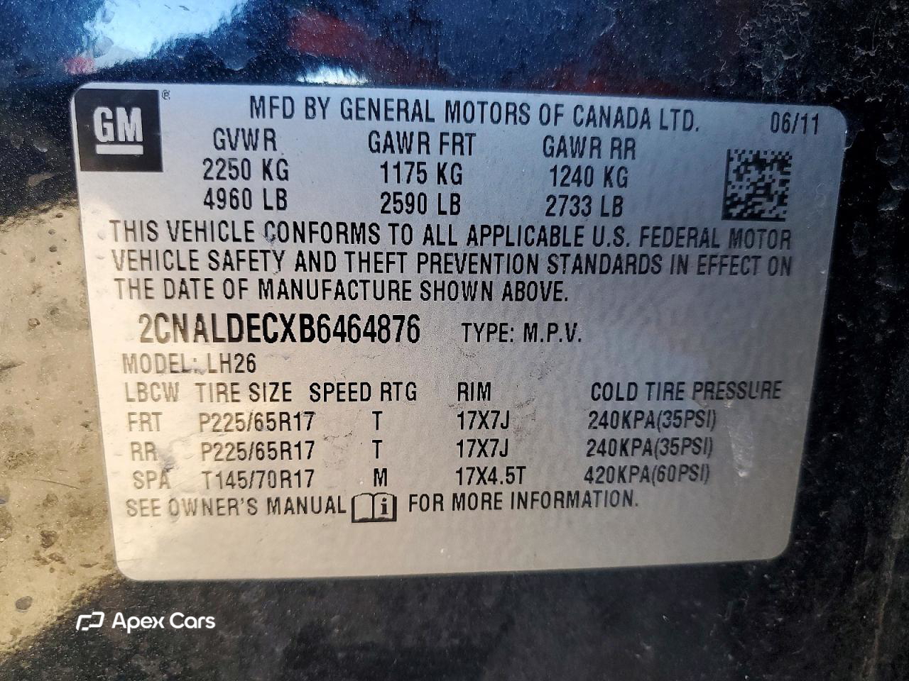 Chevrolet Equinox 2011