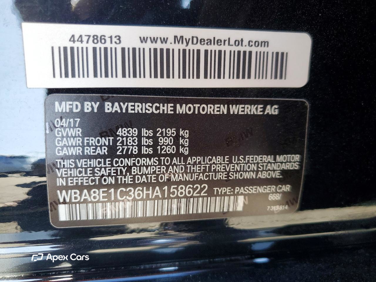 BMW Series 3 2017