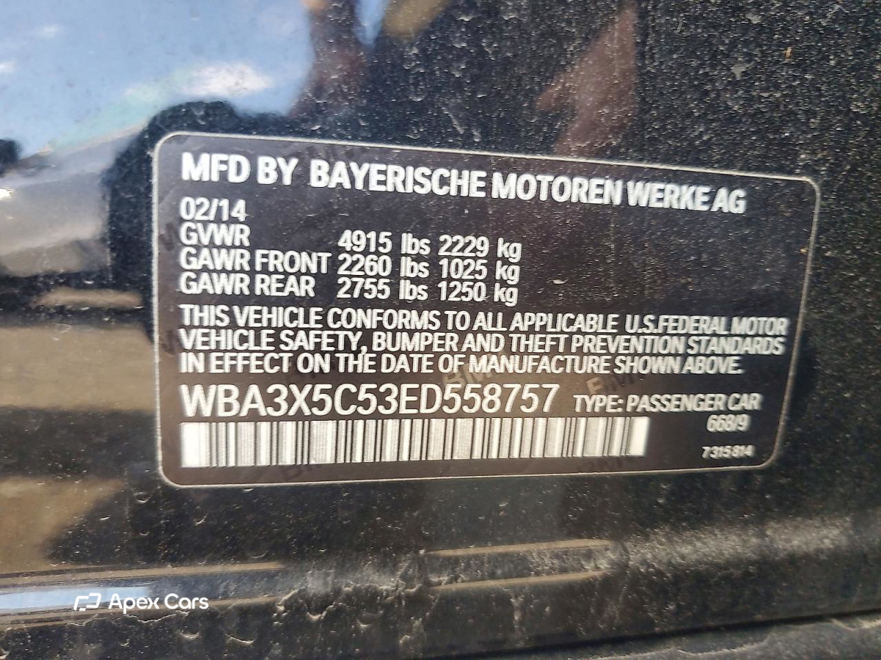 BMW Series 3 2014