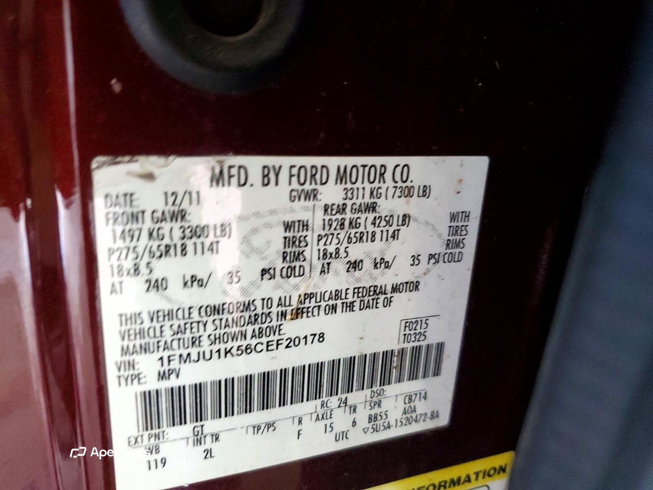 Ford Expedition 2012