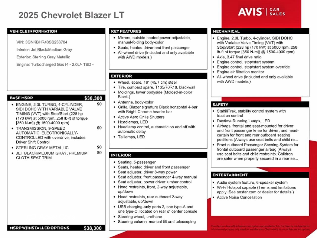 Chevrolet Blazer 2025