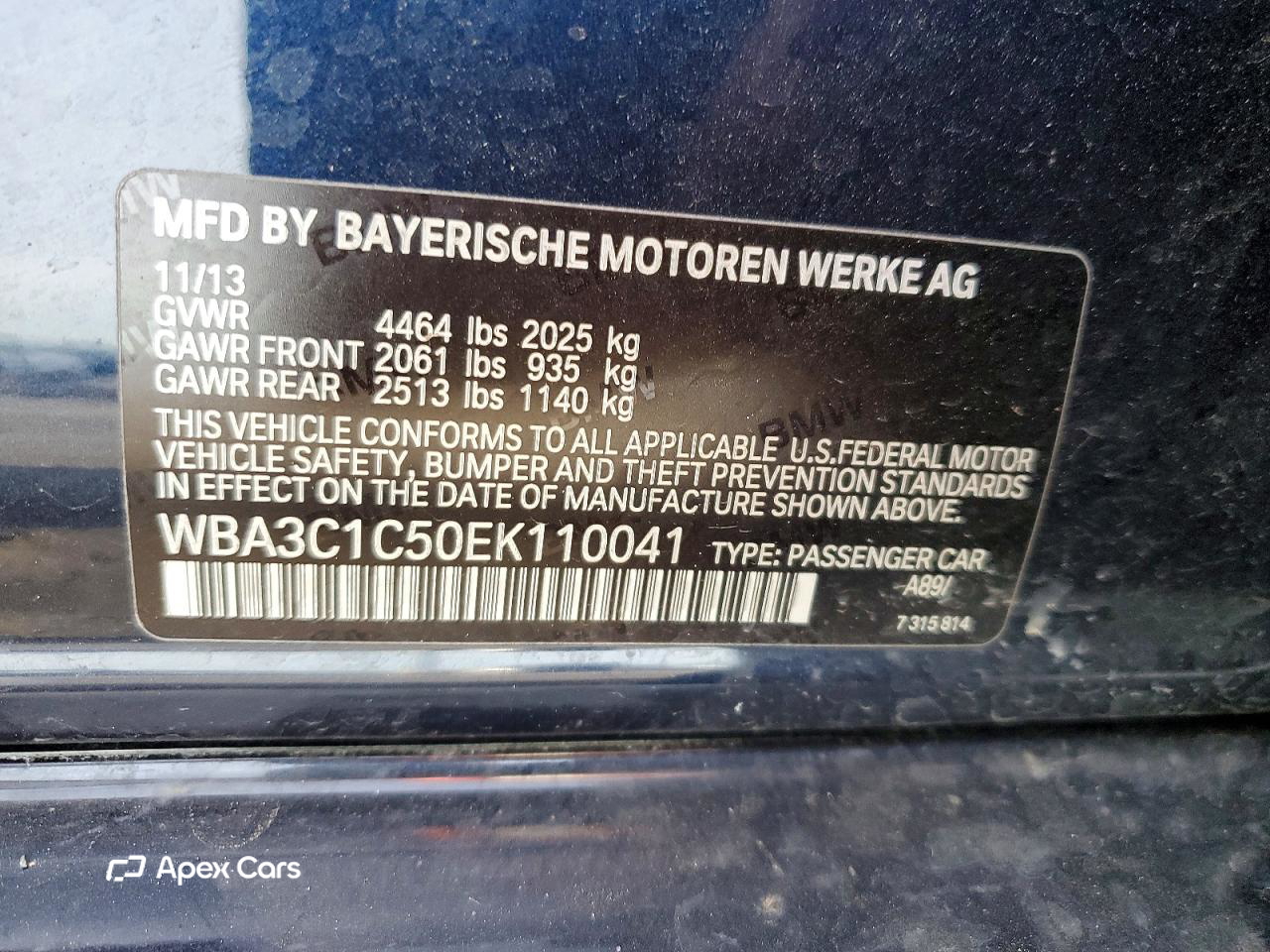 BMW Series 3 2014