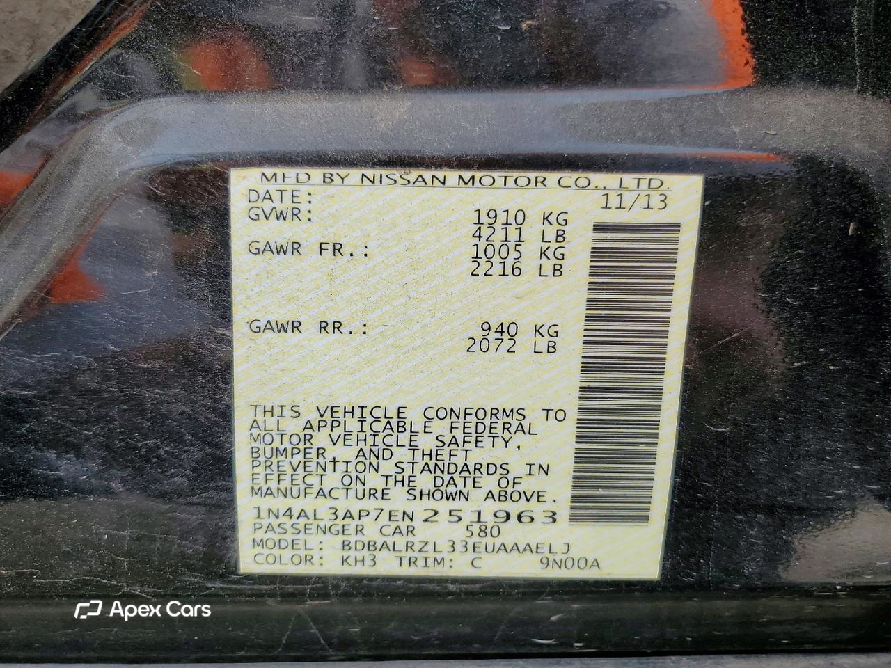 Nissan Altima 2014