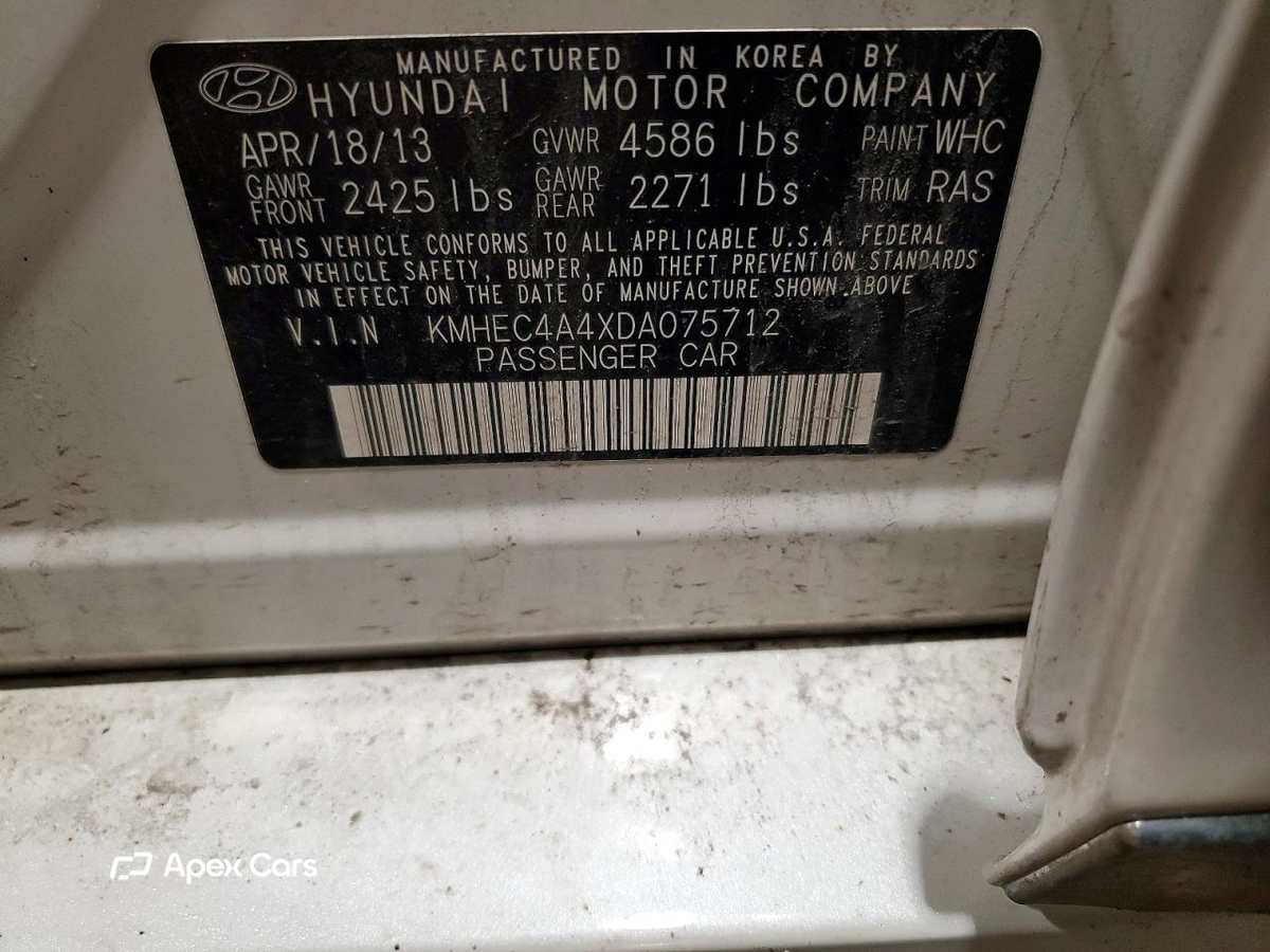 Hyundai Sonata 2013