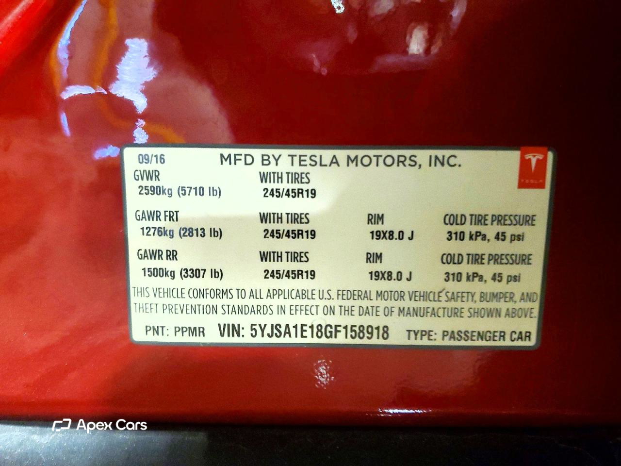 Tesla Model S 2016