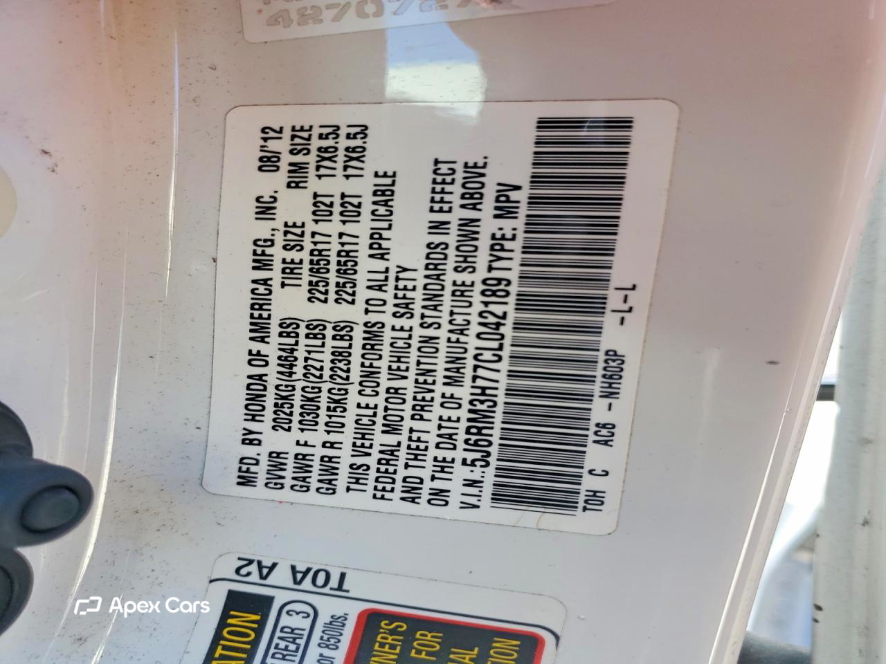 Honda CR-V 2012