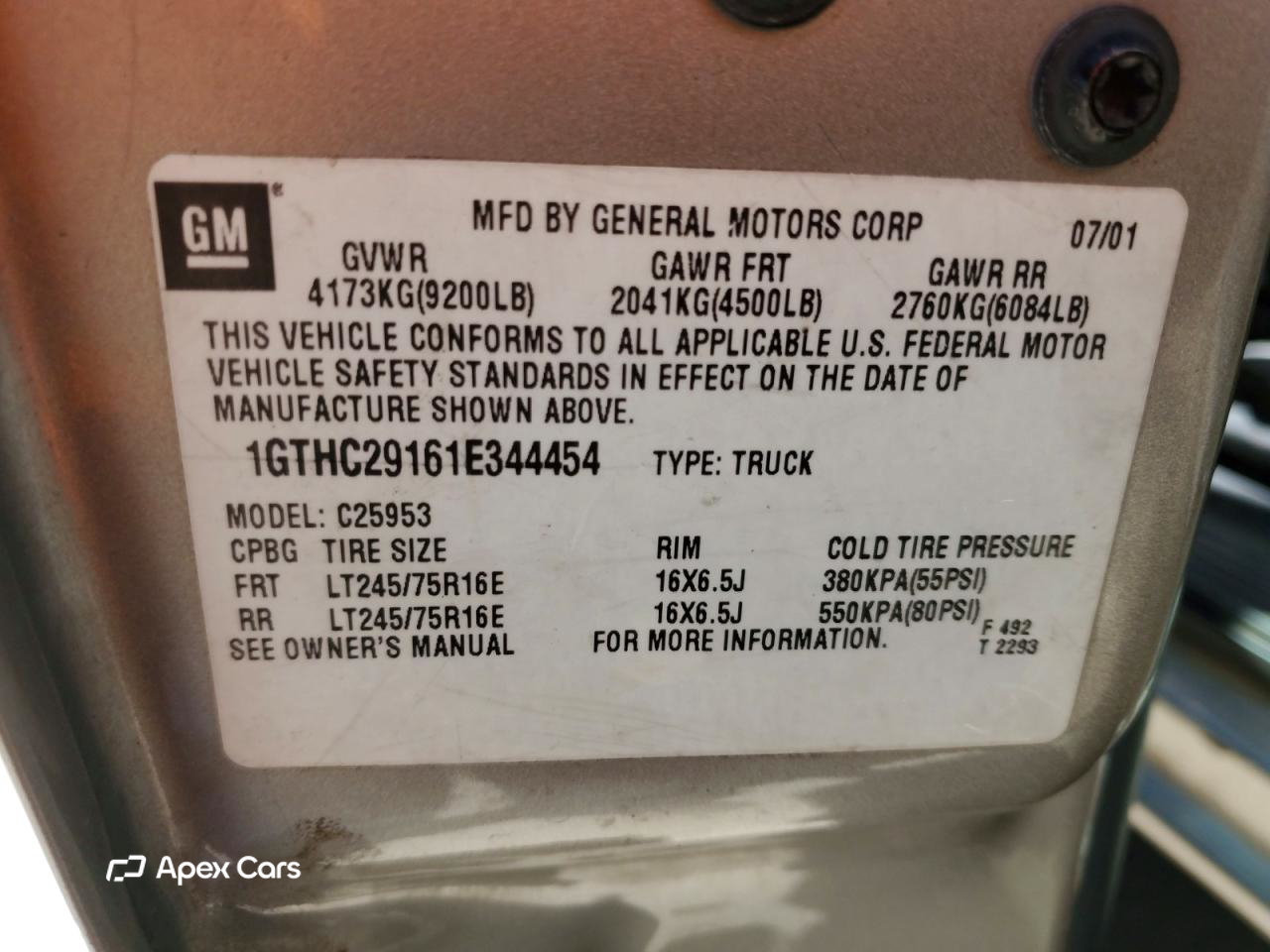 GMC Sierra 2001