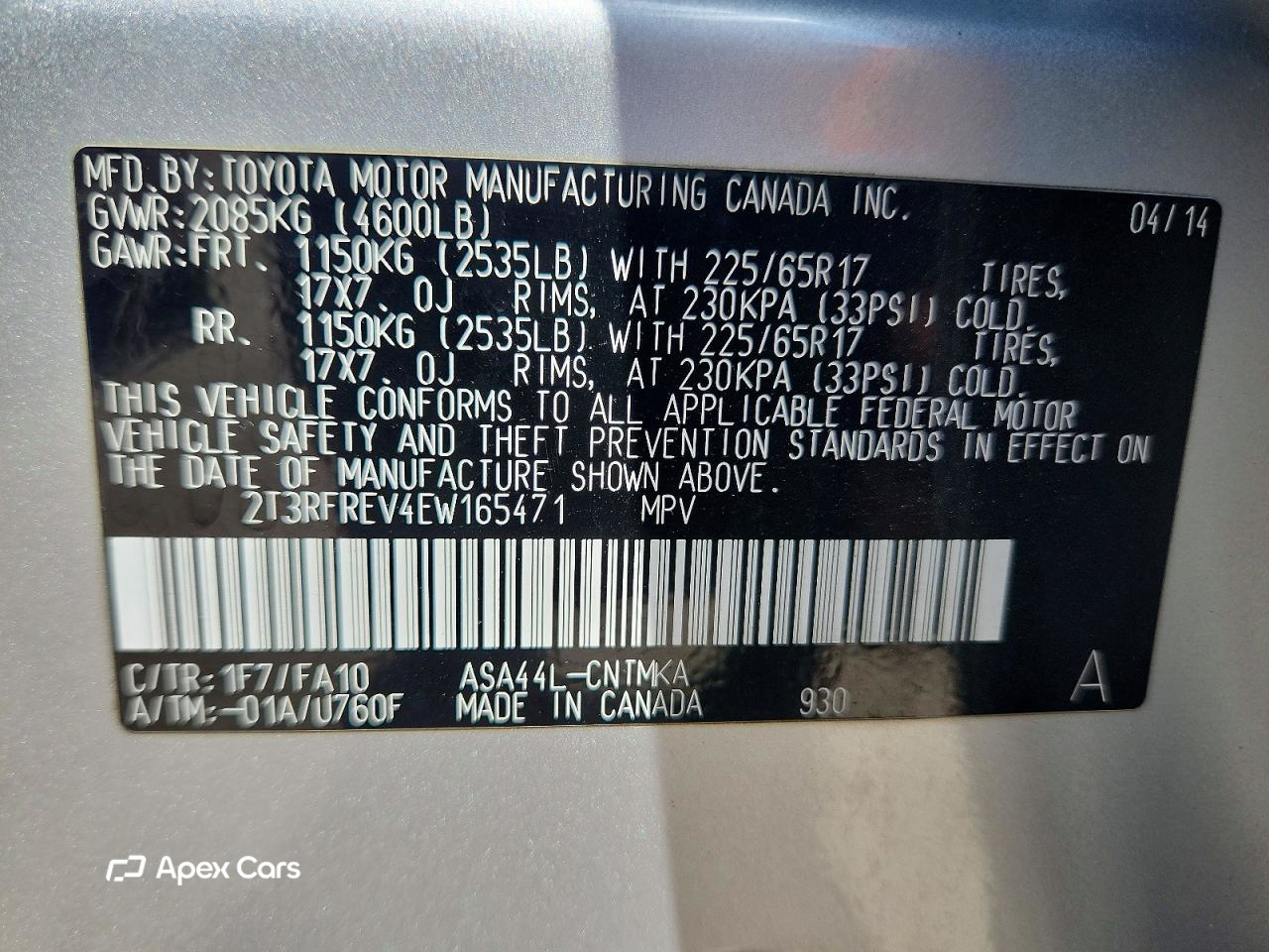 Toyota RAV 4 2014