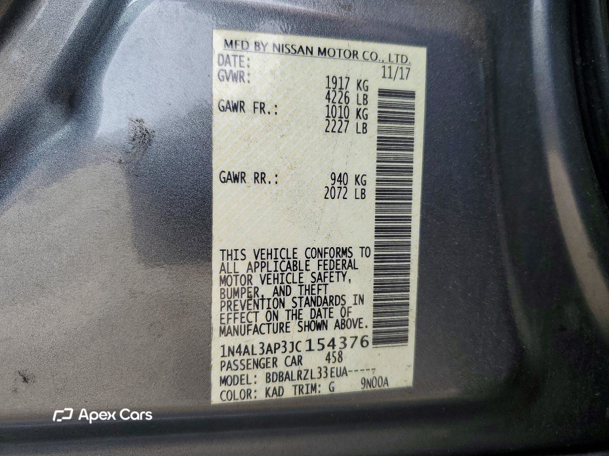Nissan Altima 2018