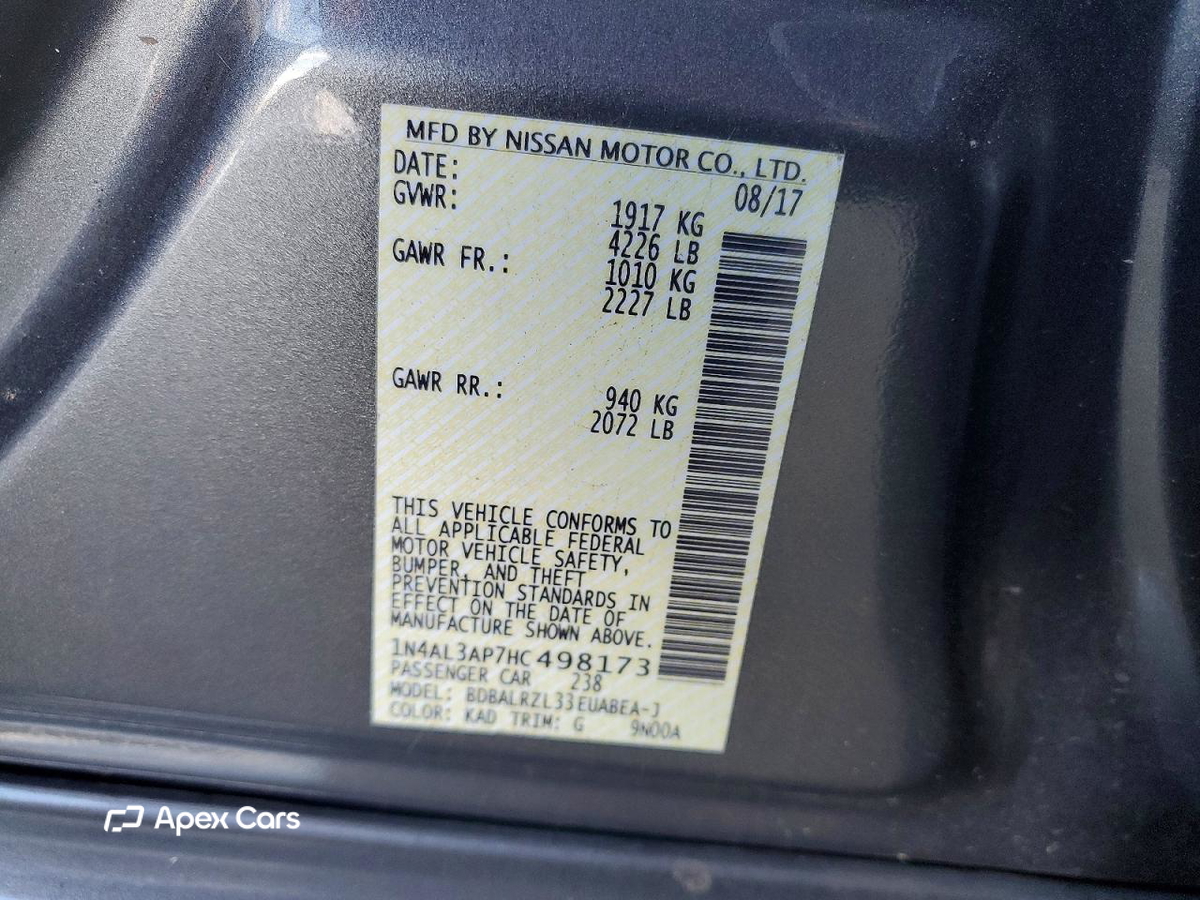 Nissan Altima 2017